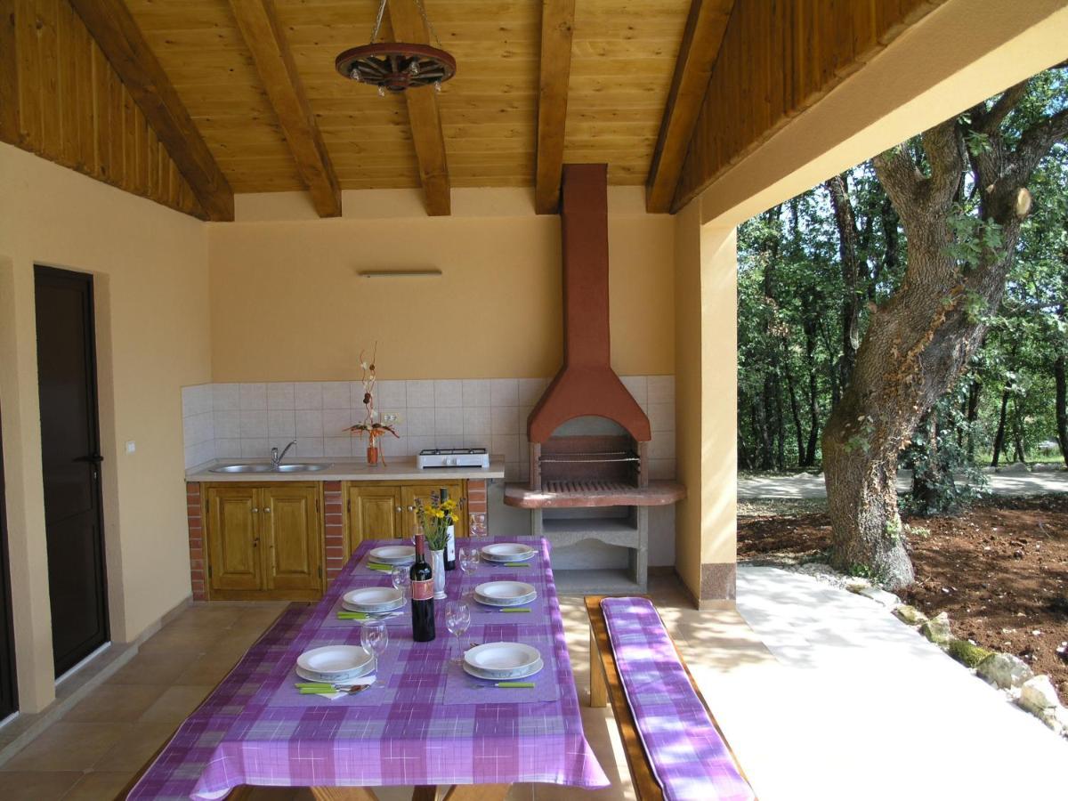 Villa Fragola - Holiday House With Large Garden Tinjan Exterior foto