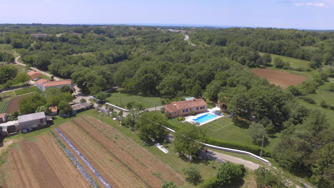 Villa Fragola - Holiday House With Large Garden Tinjan Exterior foto